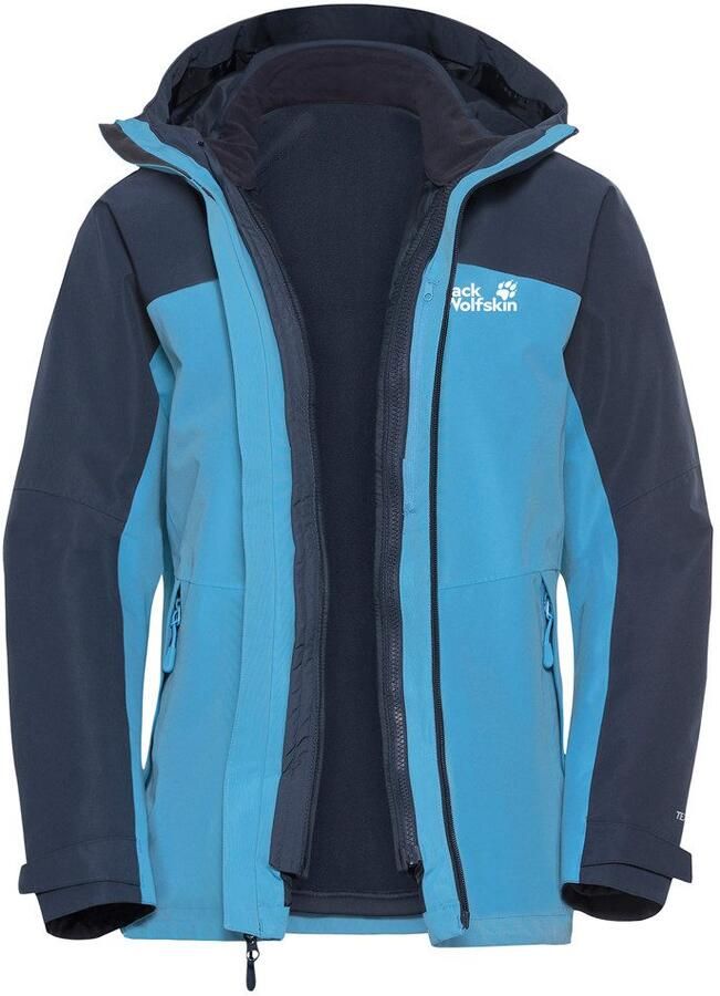 Jack Wolfskin Wild Places 3in1 Jacket Women Waterdicht 3-in-1 jack Dames XXL sky blue Sky Blue - Foto 2