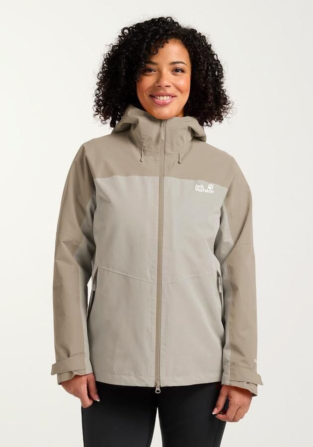 Jack Wolfskin Wild Places 3in1 Jacket Women Waterdicht 3-in-1 jack Dames XXL pale sand pale sand - Foto 6