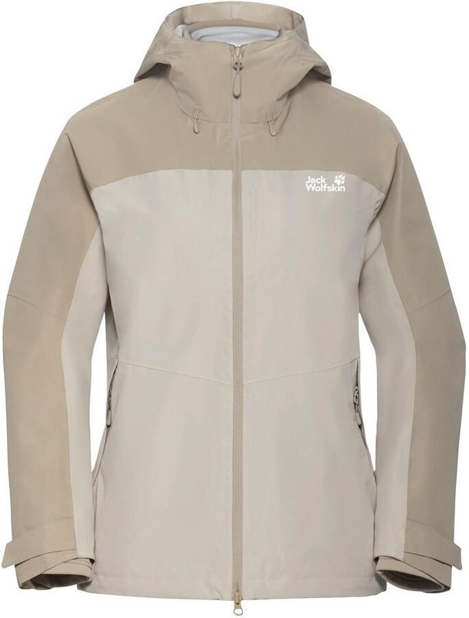 Jack Wolfskin Wild Places 3in1 Jacket Women Waterdicht 3-in-1 jack Dames XXL pale sand pale sand