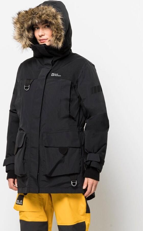 Jack Wolfskin 1995 Series Parka Women Waterdichte expeditie-donsjas Dames XL black - Foto 7