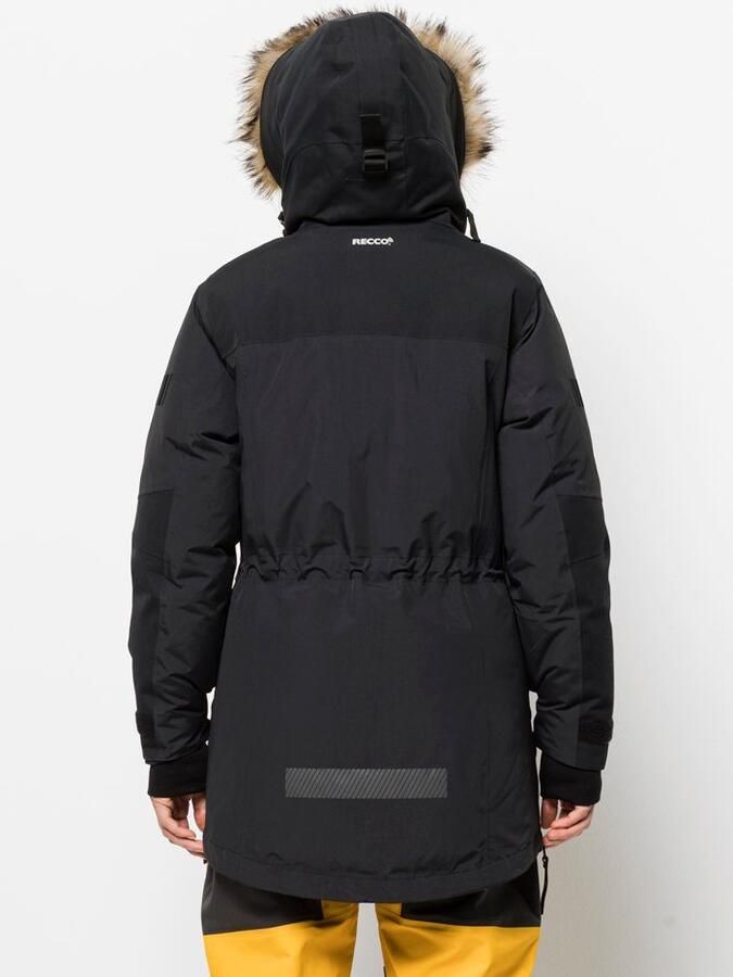 Jack Wolfskin 1995 Series Parka Women Waterdichte expeditie-donsjas Dames XL black