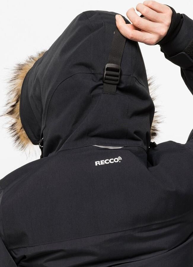 Jack Wolfskin 1995 Series Parka Women Waterdichte expeditie-donsjas Dames XL black - Foto 2