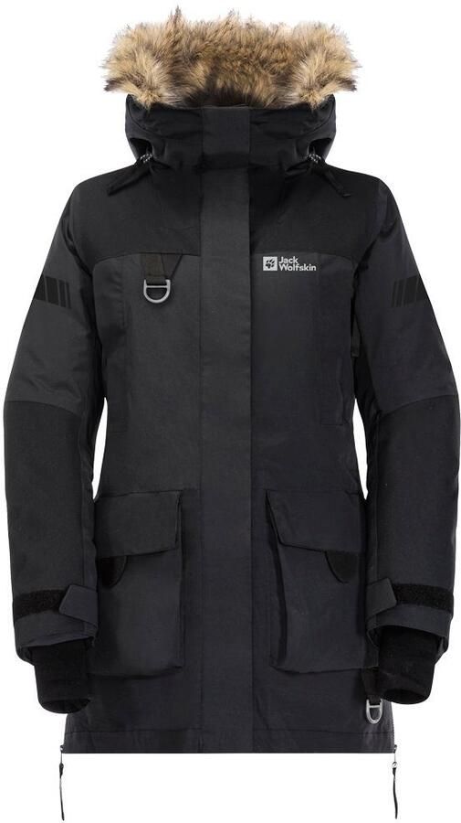 Jack Wolfskin 1995 Series Parka Women Waterdichte expeditie-donsjas Dames XL black - Foto 6