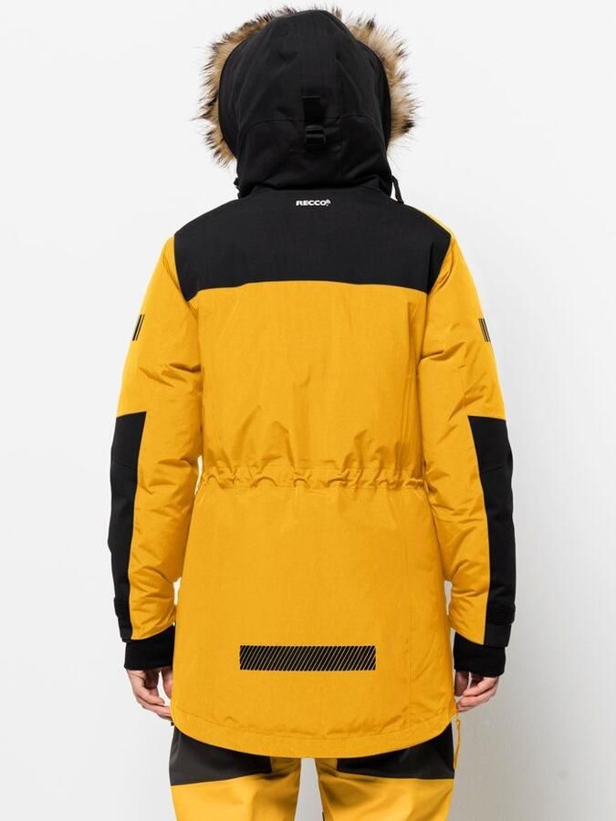 Jack Wolfskin 1995 Series Parka Women Waterdichte expeditie-donsjas Dames XL burly yellow xt Burly Yellow XT - Foto 2