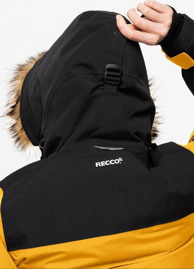 Jack Wolfskin 1995 Series Parka Women Waterdichte expeditie-donsjas Dames XL burly yellow xt Burly Yellow XT - Foto 3