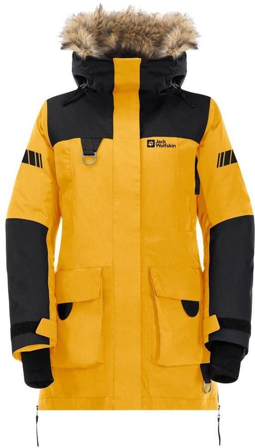 Jack Wolfskin 1995 Series Parka Women Waterdichte expeditie-donsjas Dames XL burly yellow xt Burly Yellow XT - Foto 9