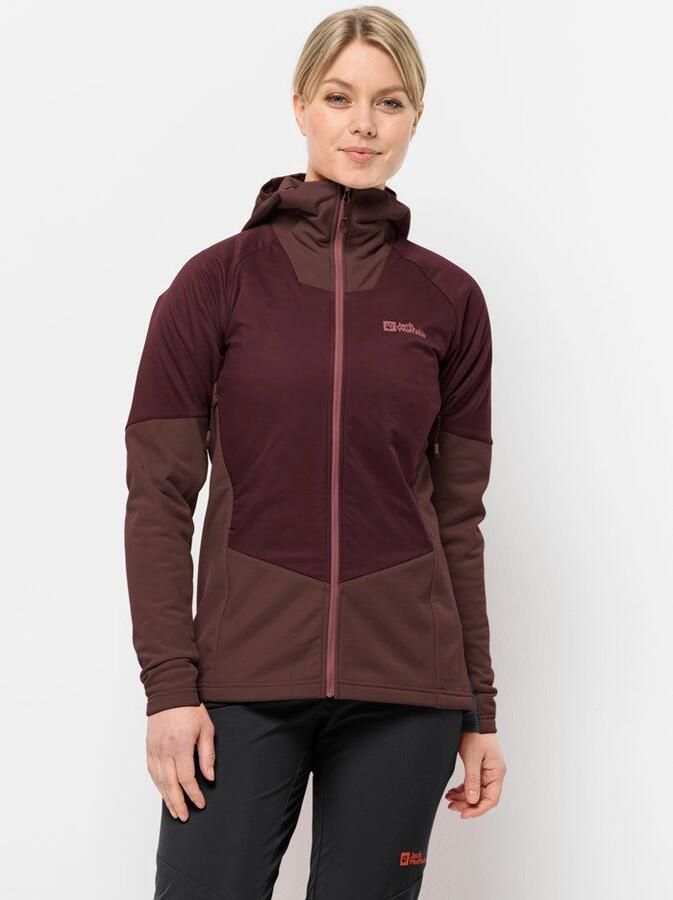 Jack Wolfskin Alpspitze Ins Hybrid Women Hybride skitouring-jack Dames XL dark maroon dark maroon - Foto 7