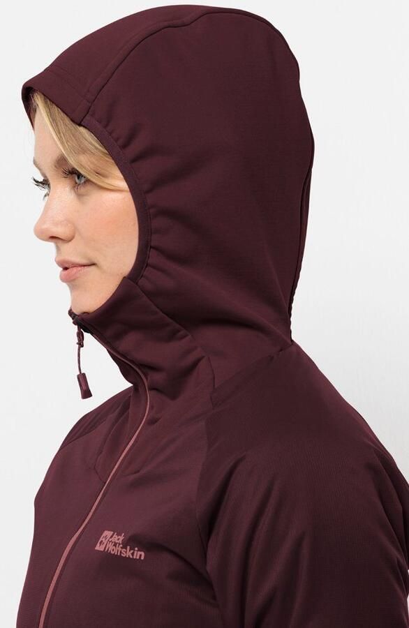 Jack Wolfskin Alpspitze Ins Hybrid Women Hybride skitouring-jack Dames XL dark maroon dark maroon - Foto 5