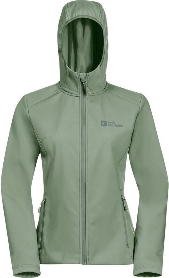 Jack Wolfskin Bornberg Hoody Women Softshelljack Dames 2XL eucalyptus - Foto 7