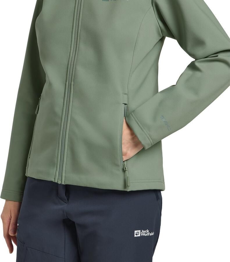 Jack Wolfskin Bornberg Hoody Women Softshelljack Dames 2XL eucalyptus - Foto 2