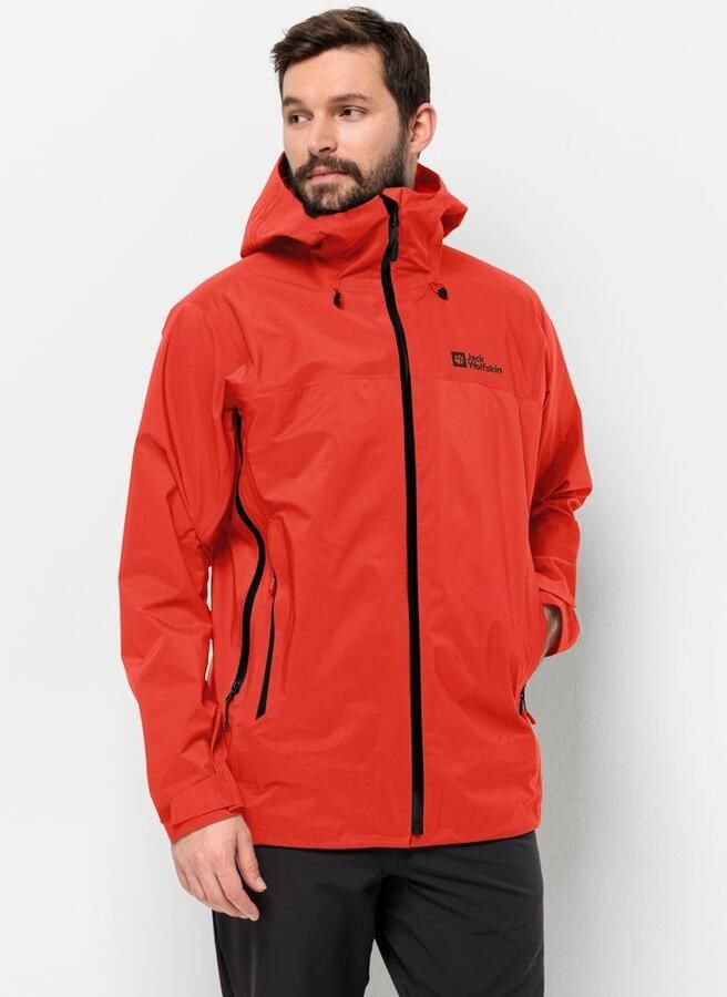 Jack Wolfskin Cyrox 3L Jacket Men Hardshell regenjack Heren XXL strong red strong red - Foto 8