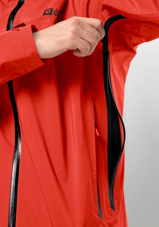 Jack Wolfskin Cyrox 3L Jacket Men Hardshell regenjack Heren XXL strong red strong red - Foto 5