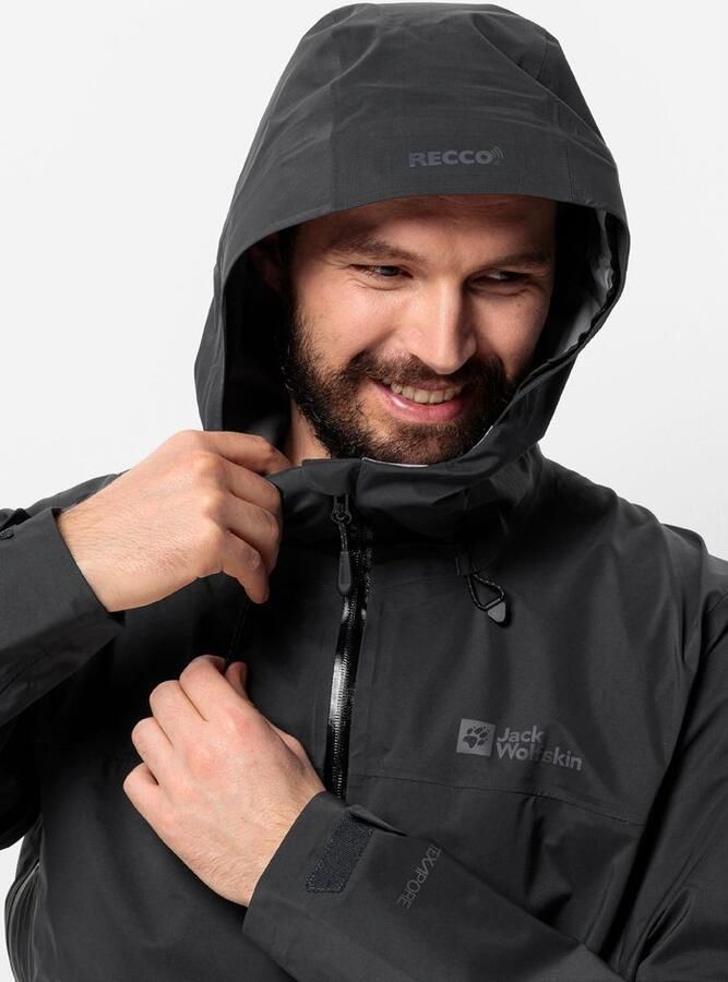 Jack Wolfskin Cyrox 3L Jacket Men Hardshell regenjack Heren XXL phantom - Foto 4