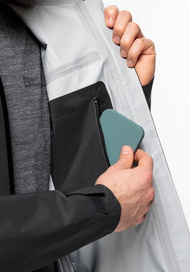 Jack Wolfskin Cyrox 3L Jacket Men Hardshell regenjack Heren XXL phantom - Foto 7