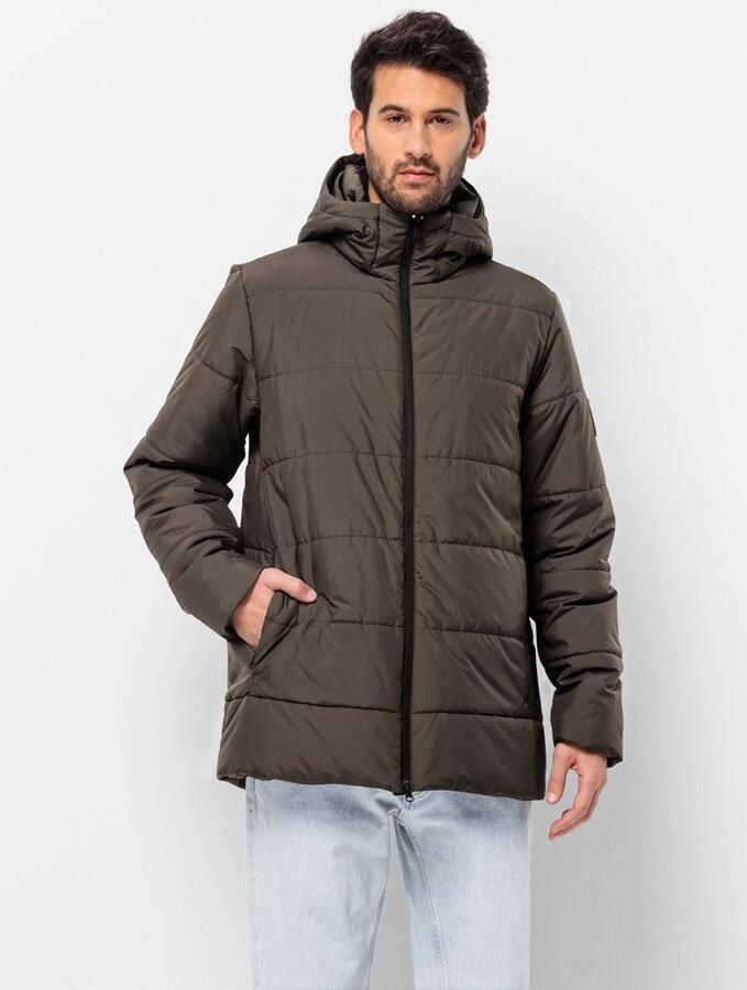 Jack Wolfskin Deutzer Long Jacket Men Jack voor- en najaar Heren XXXL cold coffee cold coffee - Foto 5