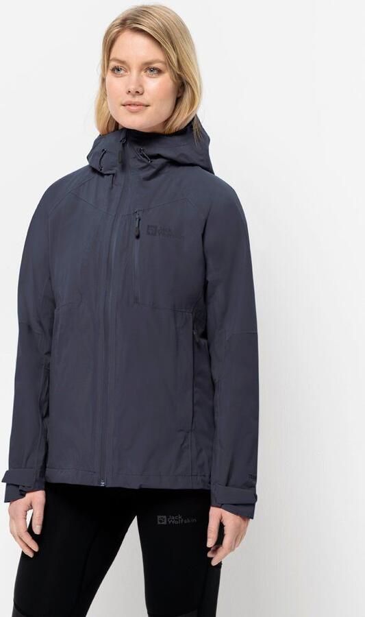 Jack Wolfskin Eagle Peak 2L Jacket Women Regenjack Dames XXL graphite - Foto 8