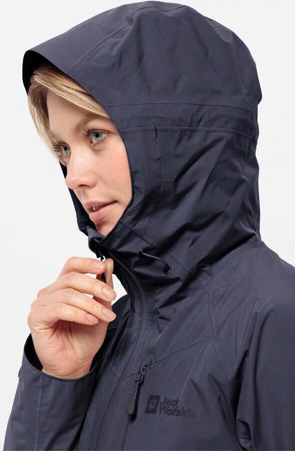 Jack Wolfskin Eagle Peak 2L Jacket Women Regenjack Dames XXL graphite - Foto 7