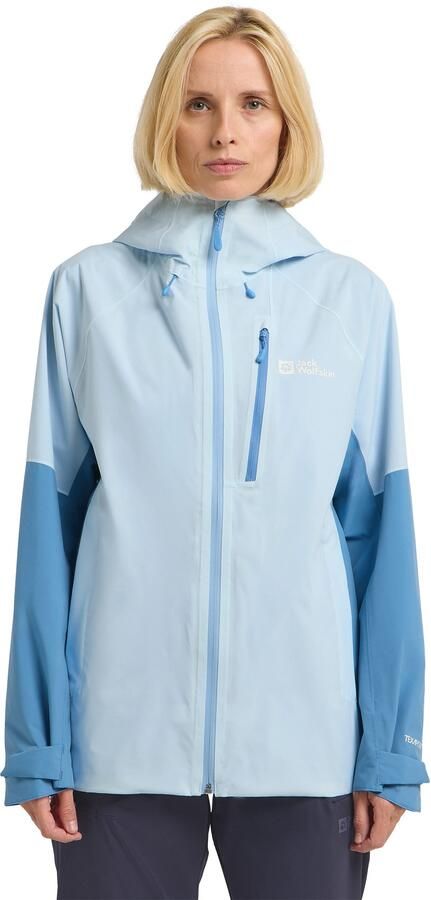 Jack Wolfskin Eagle Peak 2L Jacket Women Regenjack Dames 2XL ice blue Ice Blue - Foto 9