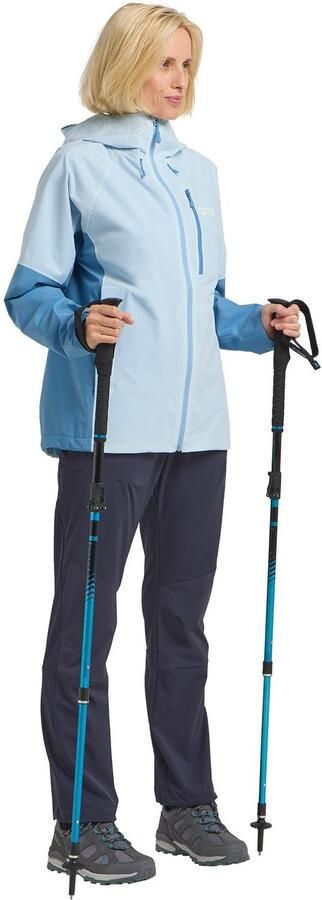 Jack Wolfskin Eagle Peak 2L Jacket Women Regenjack Dames 2XL ice blue Ice Blue - Foto 8
