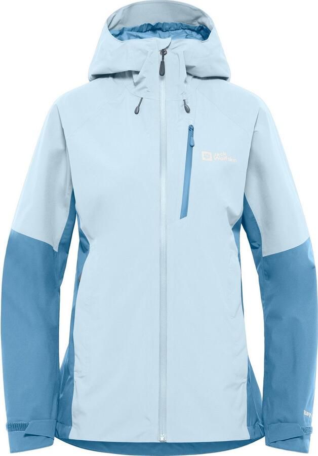 Jack Wolfskin Eagle Peak 2L Jacket Women Regenjack Dames 2XL ice blue Ice Blue - Foto 3