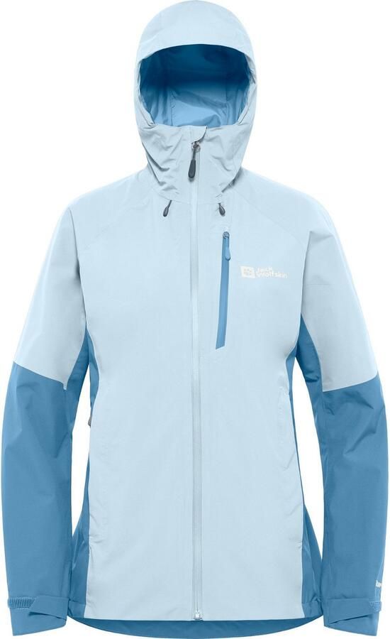 Jack Wolfskin Eagle Peak 2L Jacket Women Regenjack Dames 2XL ice blue Ice Blue - Foto 6