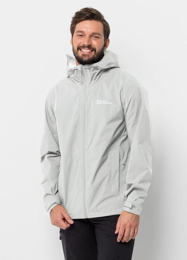 Jack Wolfskin Elsberg 2.5L Jacket Men Regenjack Heren XXXL cool grey Cool Grey - Foto 6