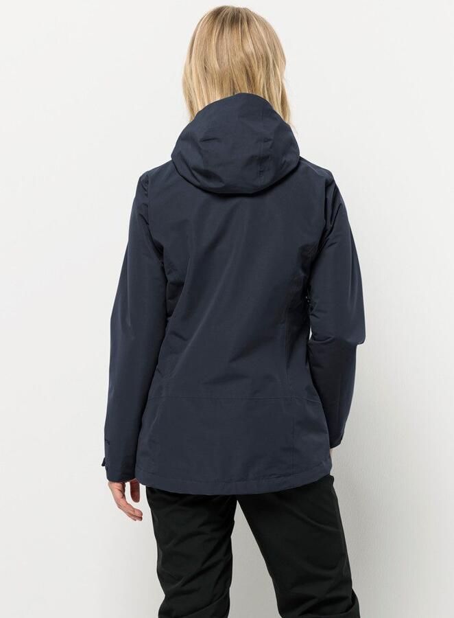 Jack Wolfskin Fernblick 2L Jacket Women Regenjack Dames L blue night blue