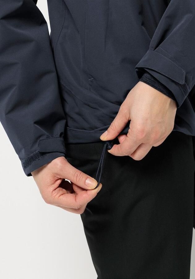 Jack Wolfskin Fernblick 2L Jacket Women Regenjack Dames L blue night blue - Foto 4