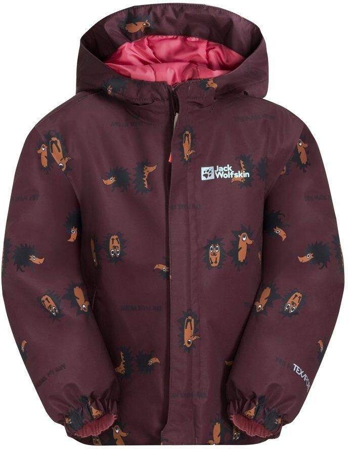 Jack Wolfskin Gleely 2L Ins Print Jacket Kids Winterjack Kinderen 104 boysenberry 51 boysenberry 51 - Foto 2