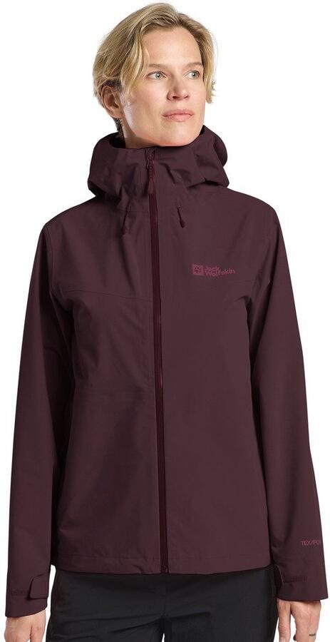 Jack Wolfskin Highest Peak 3L Jacket Women Hardshell regenjack Dames XXL amaranth - Foto 8