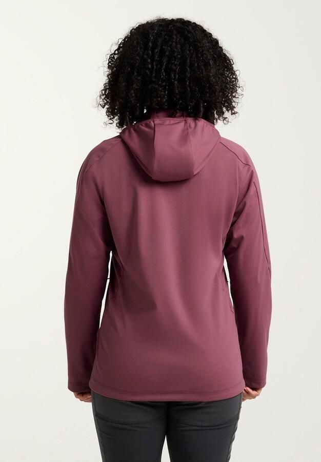 Jack Wolfskin Hike With Me Hoody Women Softshelljack Dames XXL raisin - Foto 7
