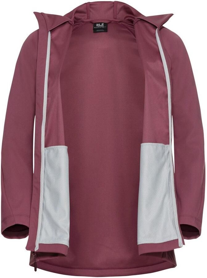 Jack Wolfskin Hike With Me Hoody Women Softshelljack Dames XXL raisin - Foto 1