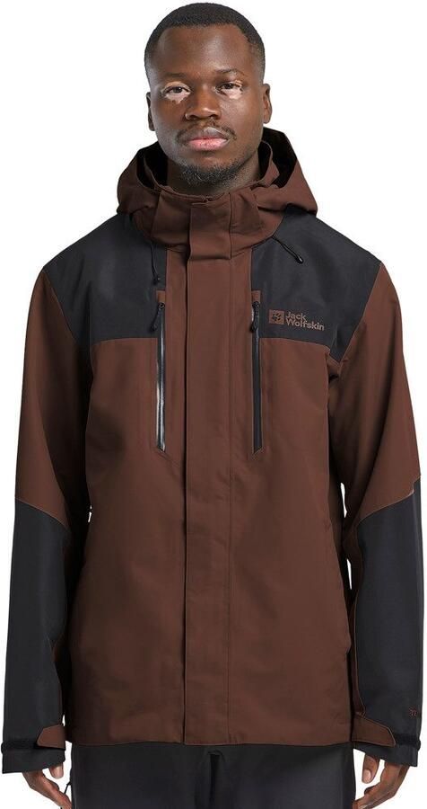 Jack Wolfskin Jasper 2L Jacket Men Regenjack Heren XXL hot choc hot choc - Foto 9