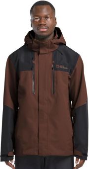Jack Wolfskin Jasper 2L Jacket Men Regenjack Heren XXL hot choc hot choc - Thumbnail 1