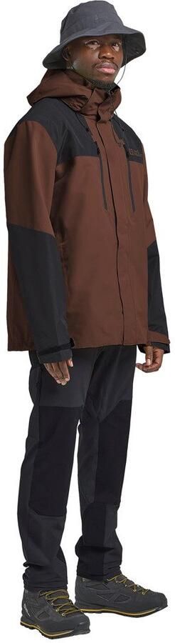 Jack Wolfskin Jasper 2L Jacket Men Regenjack Heren XXL hot choc hot choc - Foto 8
