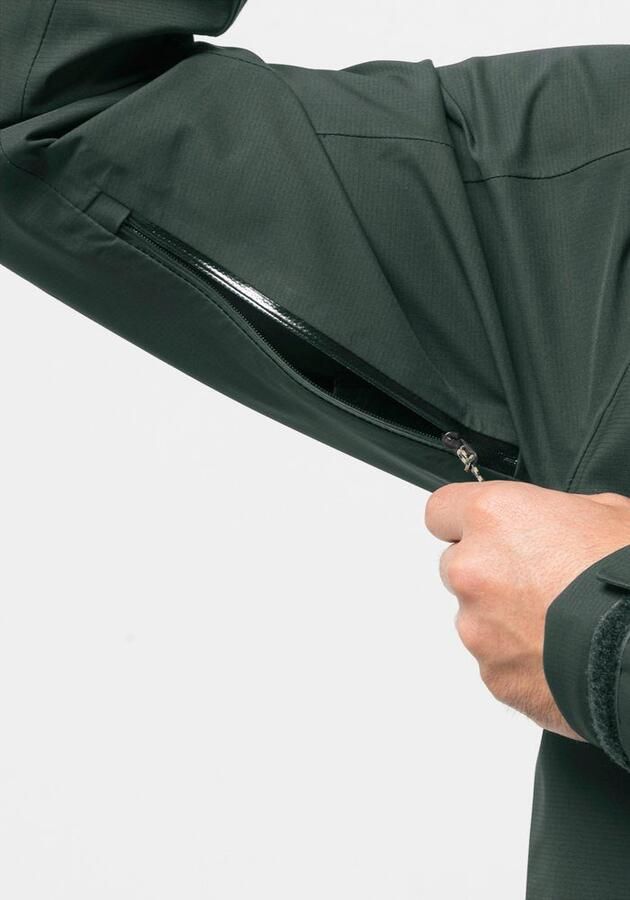 Jack Wolfskin Kammweg 3L Jacket Men Hardshell trekking-regenjack Heren XXXL black olive black olive - Foto 6