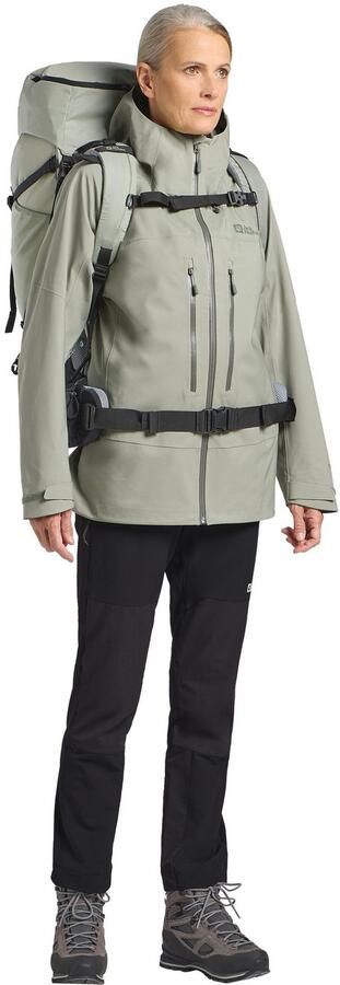 Jack Wolfskin Kammweg 3L Jacket Women Regenjack Dames XXL mint leaf mint leaf - Foto 11