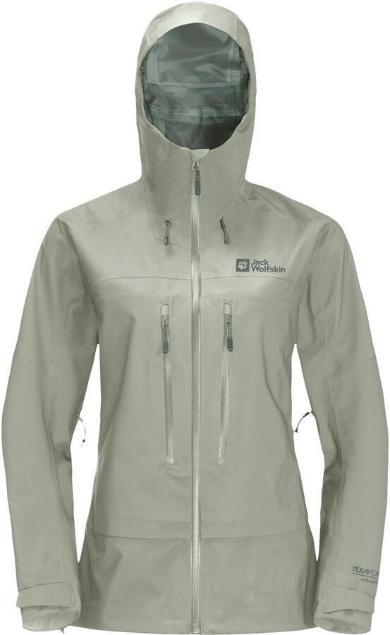 Jack Wolfskin Kammweg 3L Jacket Women Regenjack Dames XXL mint leaf mint leaf - Foto 7