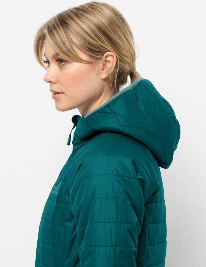 Jack Wolfskin Lapawa Ins Hoody Women Isolerend jack Dames XXL sea green sea green
