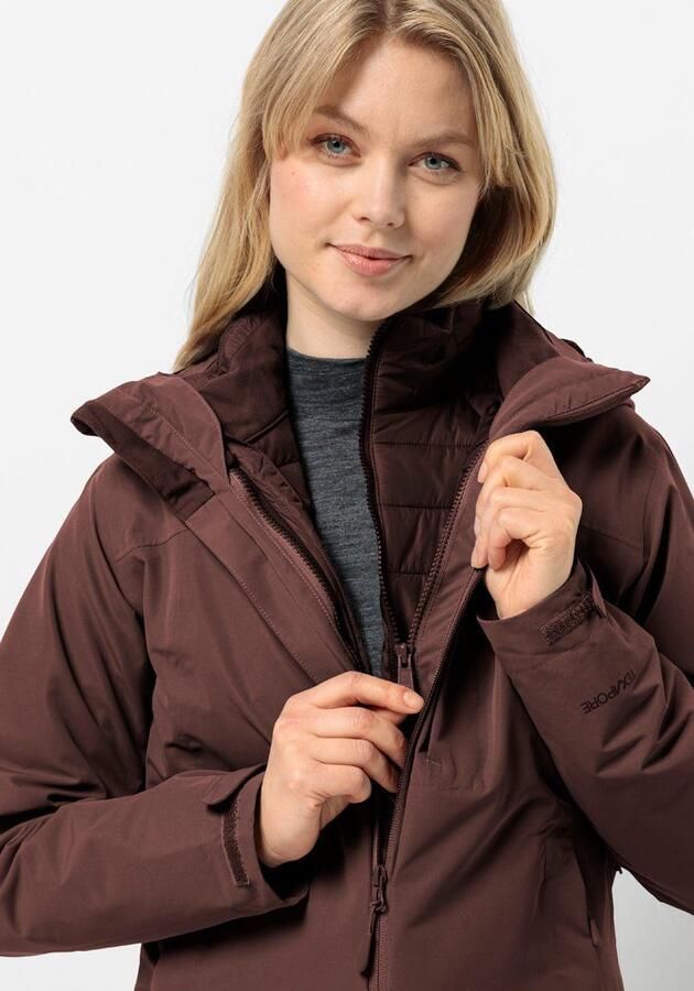 Jack Wolfskin Lapawa Ins Jacket Women Isolerend jack Dames XXL dark maroon dark maroon - Foto 5