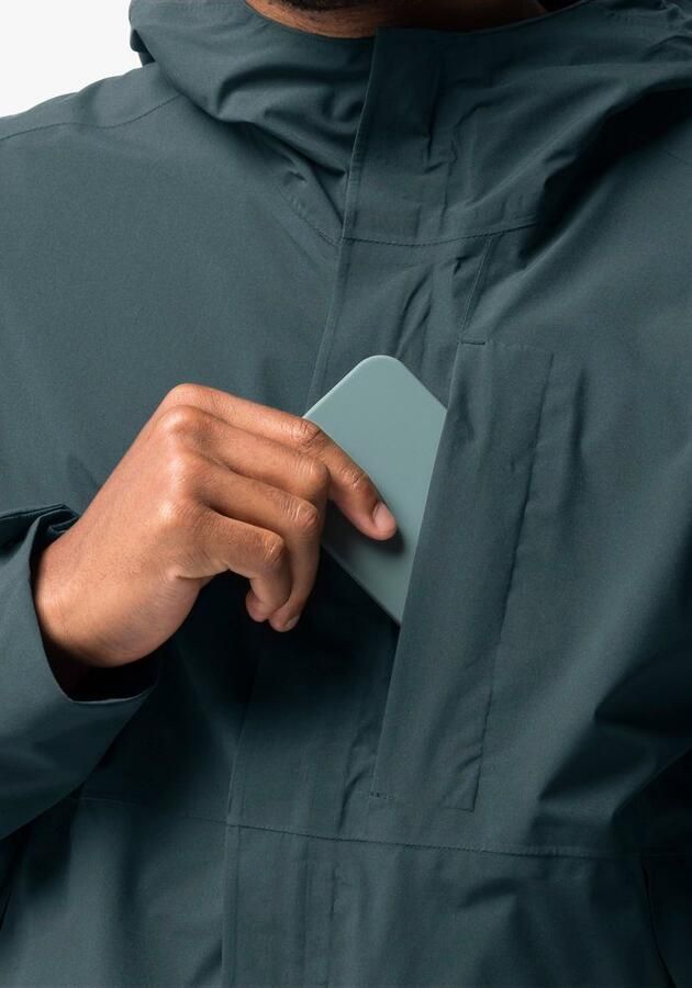 Jack Wolfskin Mainkai Jacket Men Regenjack Heren XXL stargazer - Foto 4