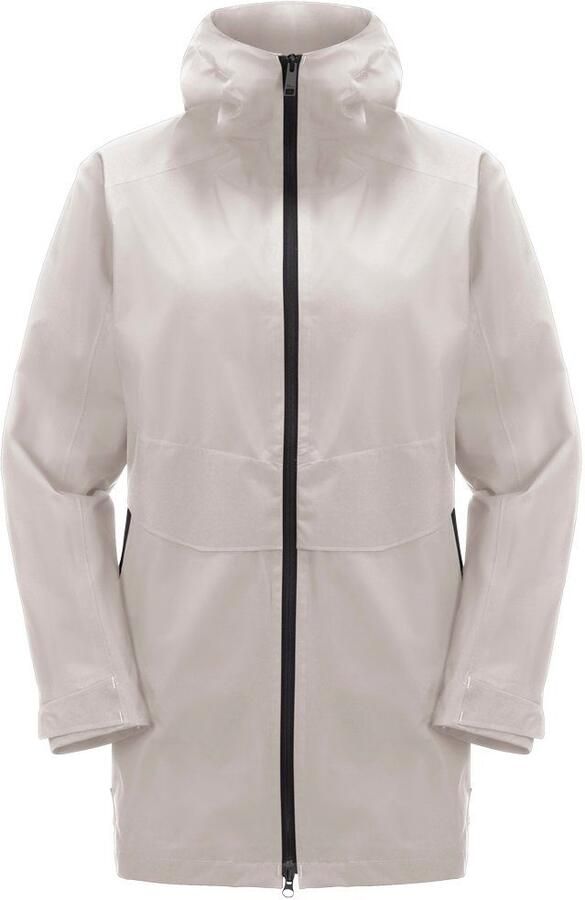 Jack Wolfskin Mainkai Long Jacket Women Regenjack Dames XXL sea shell Sea Shell - Foto 6