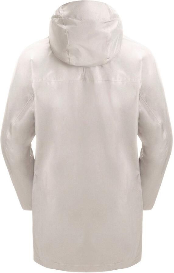 Jack Wolfskin Mainkai Long Jacket Women Regenjack Dames XXL sea shell Sea Shell - Foto 7