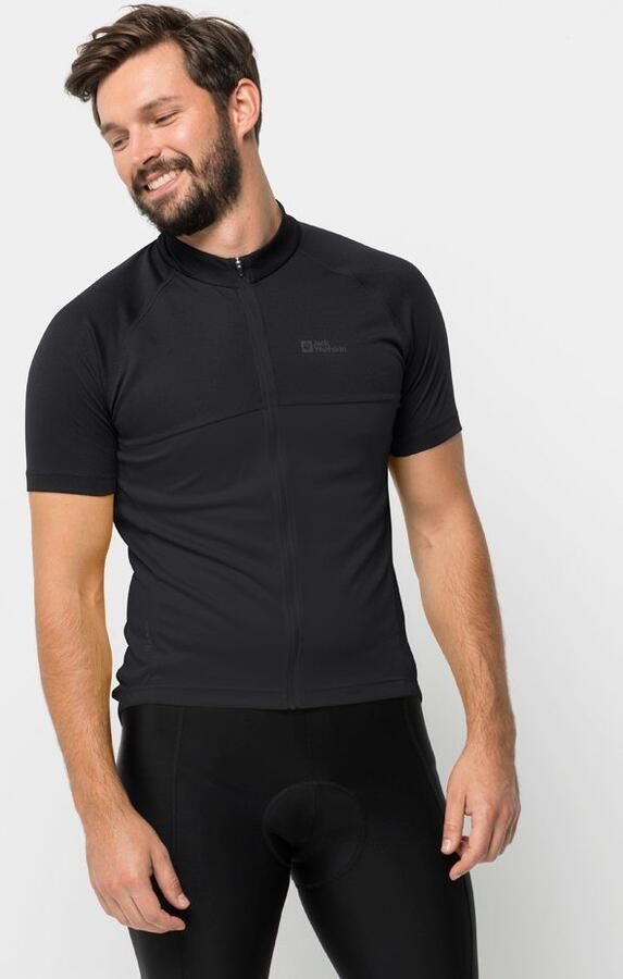 Jack Wolfskin Morobbia FZ T-Shirt Men Fietstricot Heren XL zwart black - Foto 6