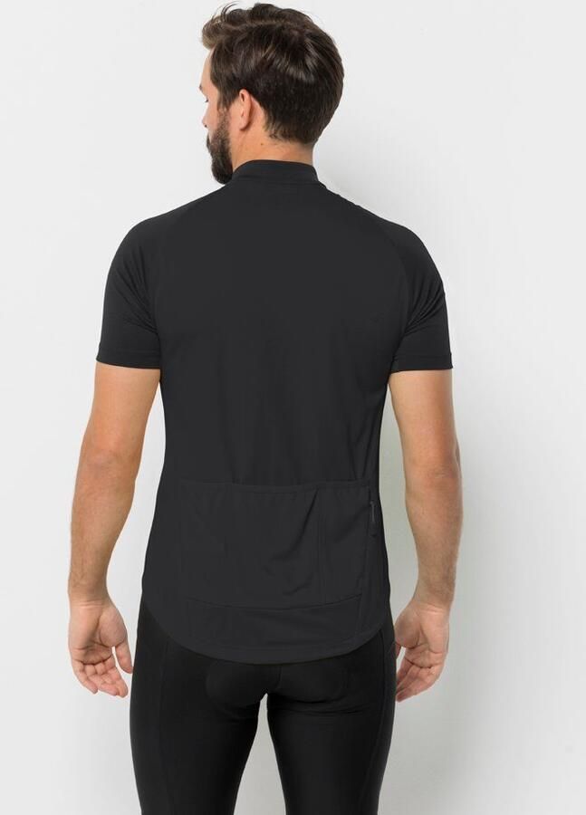 Jack Wolfskin Morobbia FZ T-Shirt Men Fietstricot Heren XL zwart black