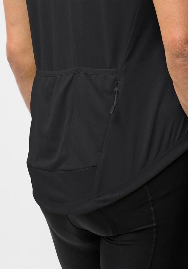 Jack Wolfskin Morobbia FZ T-Shirt Men Fietstricot Heren XL zwart black - Foto 3