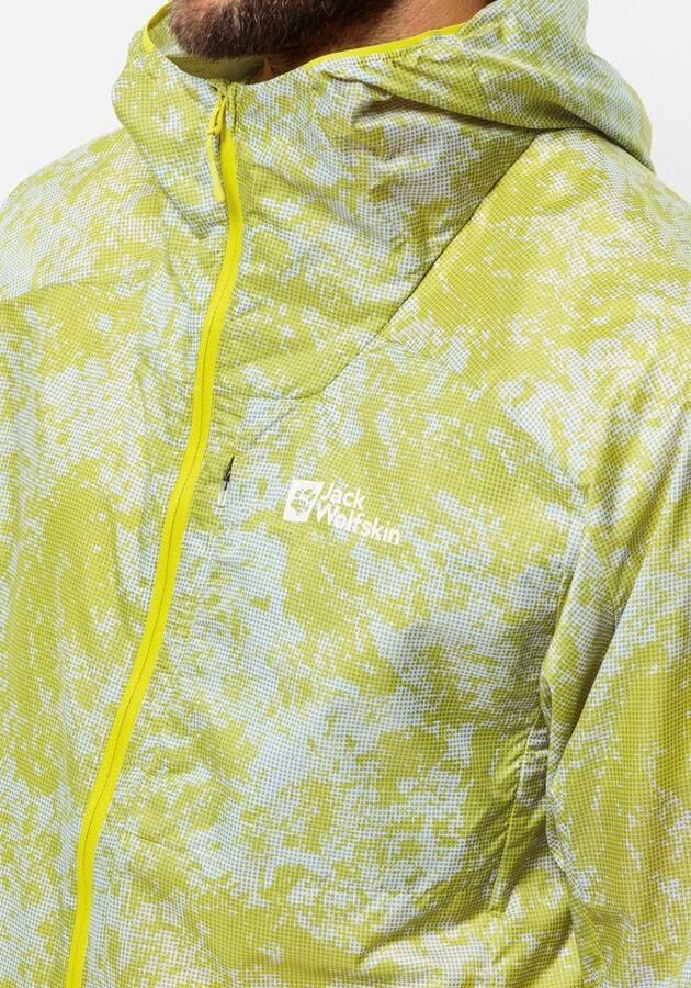 Jack Wolfskin Prelight Wind Jacket Men Windjack Heren XXL grid camo firefly Grid Camo Firefly - Foto 5