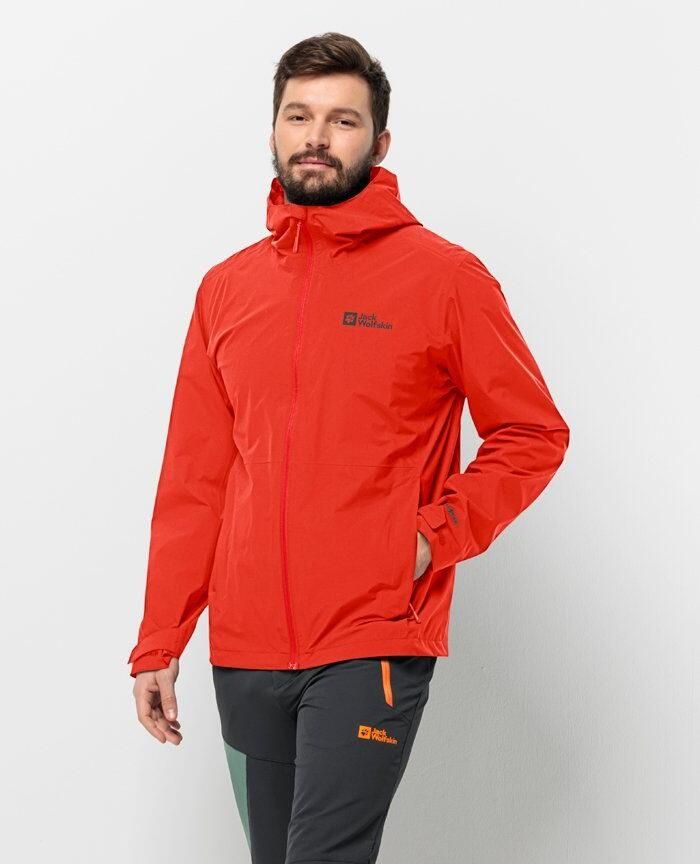 Jack Wolfskin Robury 2L Jacket Men Regenjack Heren XXXL strong red strong red - Foto 7