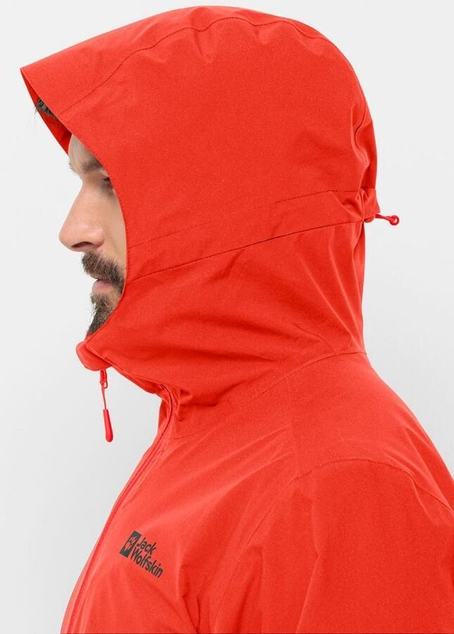 Jack Wolfskin Robury 2L Jacket Men Regenjack Heren XXXL strong red strong red - Foto 3