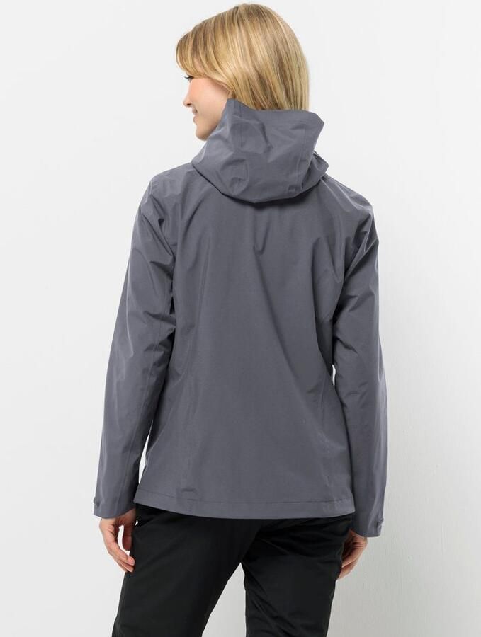 Jack Wolfskin Robury 2L Jacket Women Regenjack Dames XXL dolphin